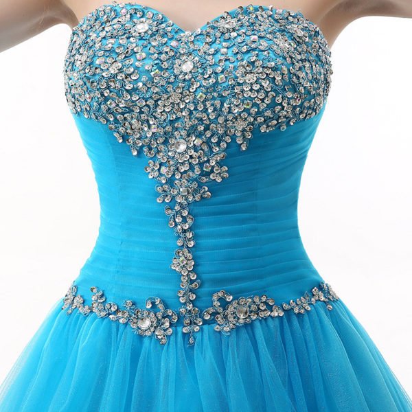 strapless ball gown prom dress 781-03