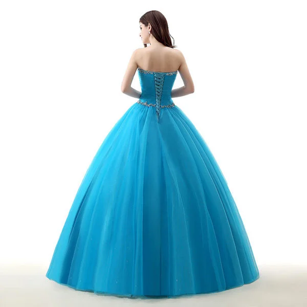 strapless ball gown prom dress 781-04