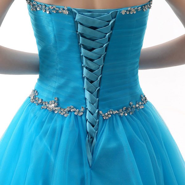 strapless ball gown prom dress 781-06
