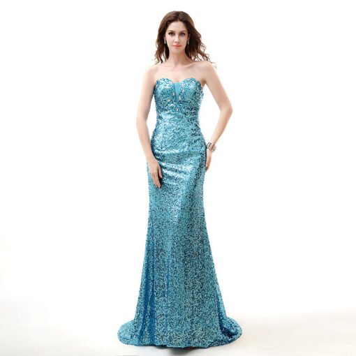 strapless formal dress 783-03