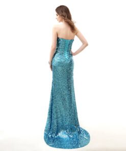 strapless formal dress 783-05