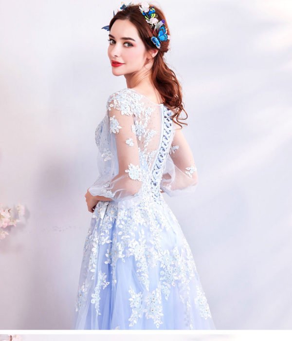 sweet 15 dresses light blue 771-08