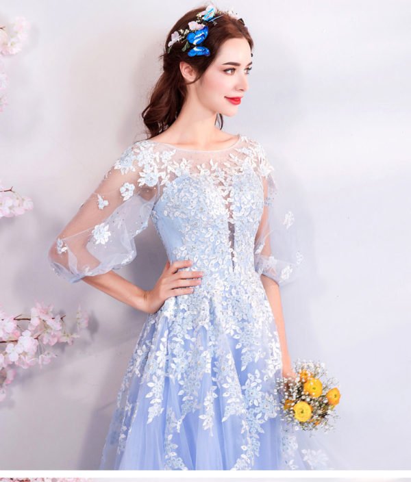 sweet 15 dresses light blue 771-11