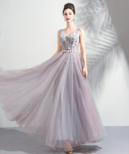 v neck prom dress 794-05