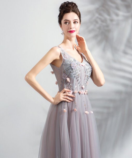 v neck prom dress 794-07
