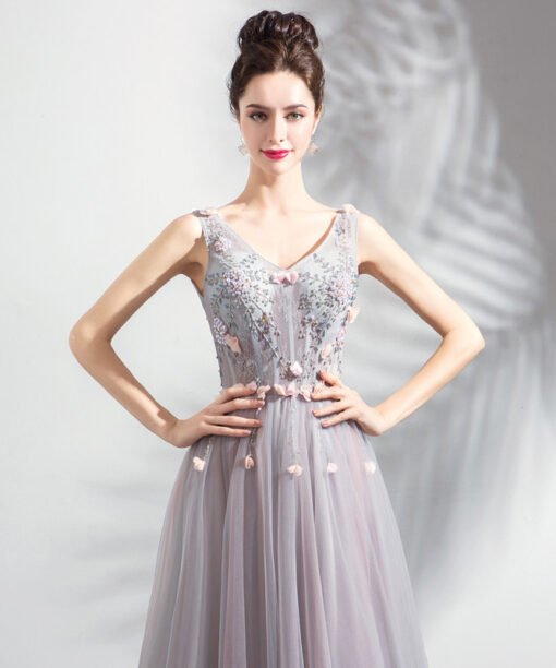 v neck prom dress 794-08