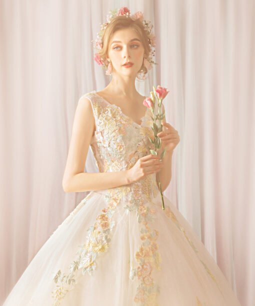 wedding dress princess 766-04