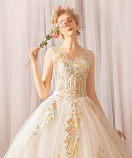 wedding dress princess 766-06