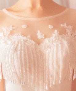 white evening dress 788-08