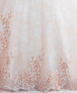 ball gown wedding dress strapless 0801-01
