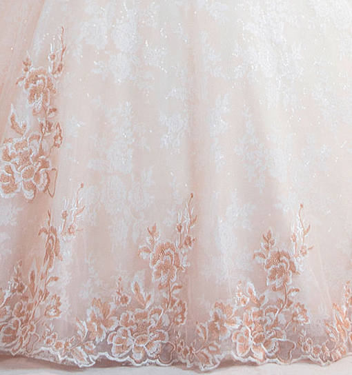 ball gown wedding dress strapless 0801-01