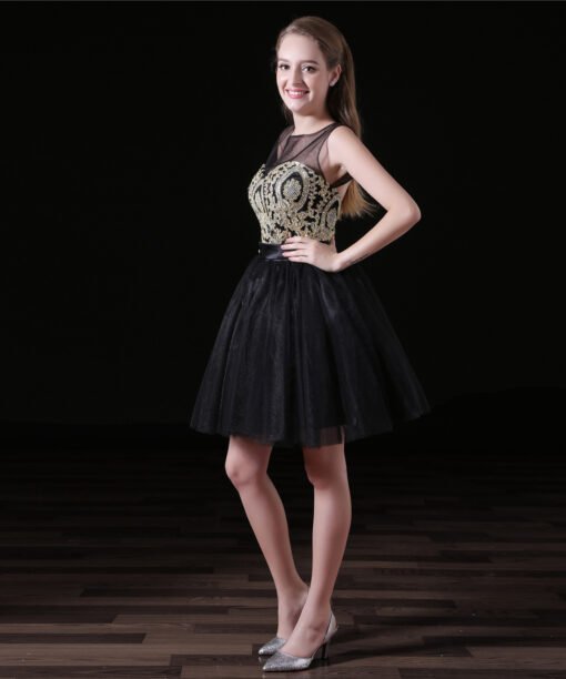 black homecoming dress-0825-05