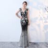 black sexy formal dress-0862-04
