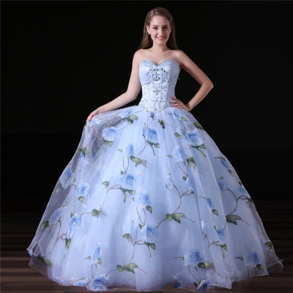 blue ball gown prom dress-0833-01
