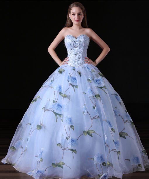 blue ball gown prom dress-0833-04