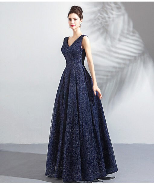 blue formal dress 0796-06