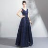 blue formal dress 0796-07
