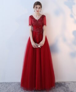 cheap red prom dress-0856-02
