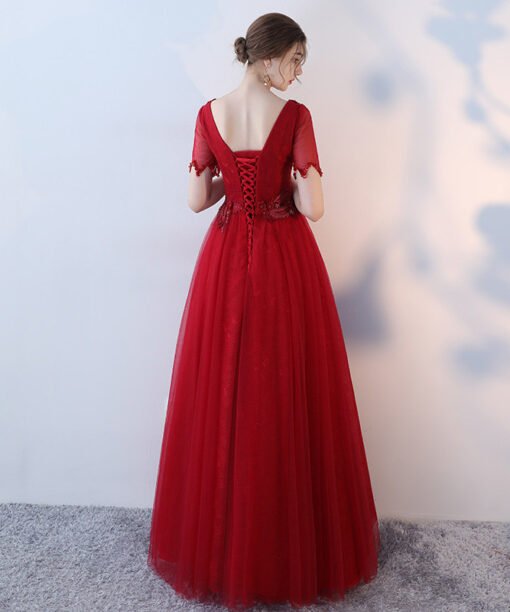 cheap red prom dress-0856-04
