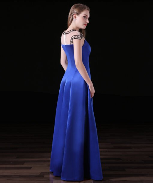 dark blue formal dress-0832-04