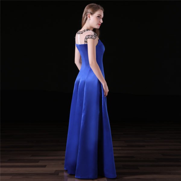 dark blue formal dress-0832-04