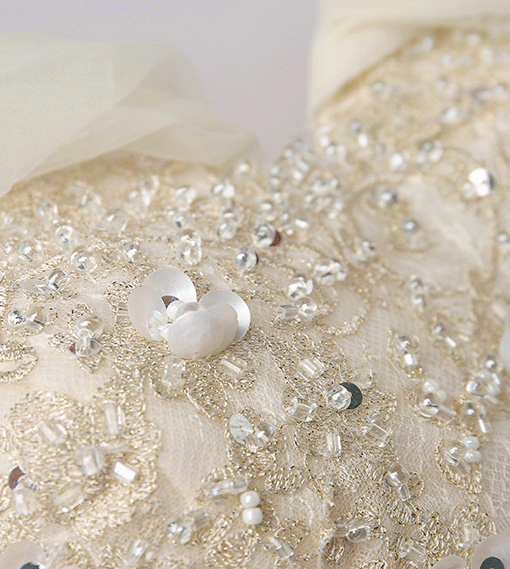 gold and white wedding dress 0804-01