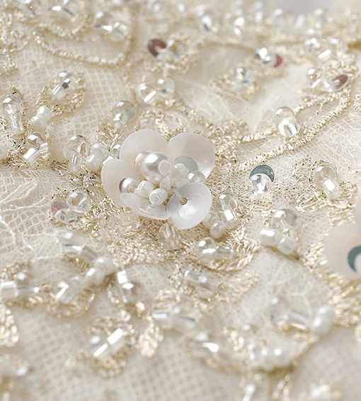 gold and white wedding dress 0804-07