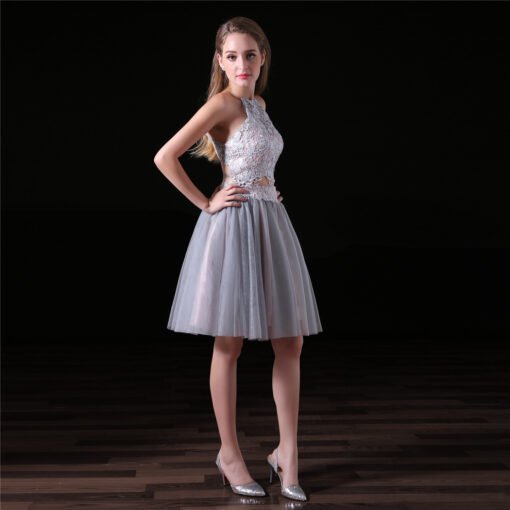 grey two piece prom dress-0823-01