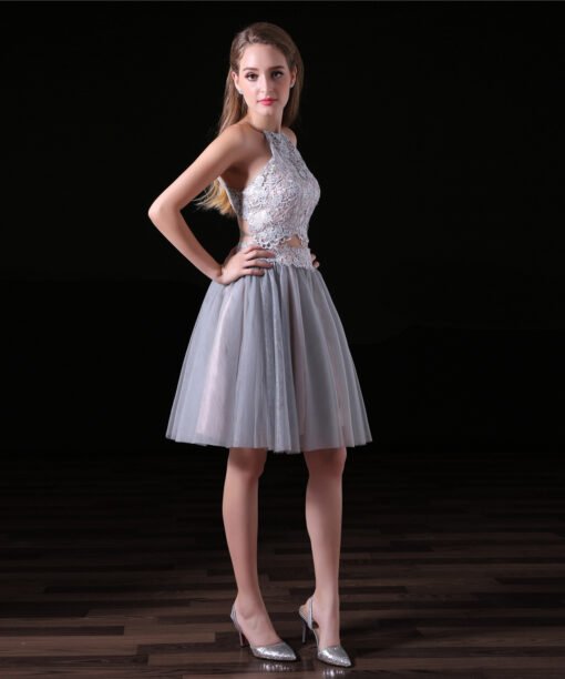 grey two piece prom dress-0823-01