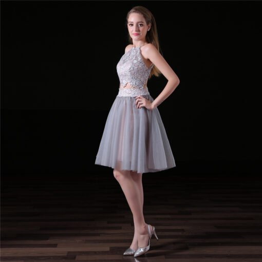 grey two piece prom dress-0823-02