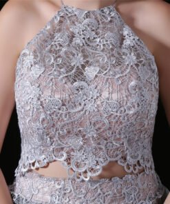 grey two piece prom dress-0823-03