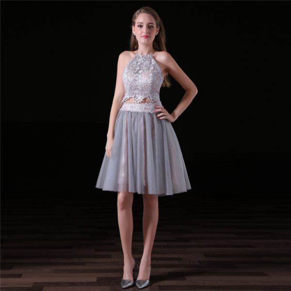 grey two piece prom dress-0823-04