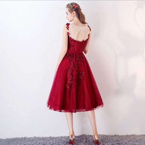 knee length cocktail dress 0808-02