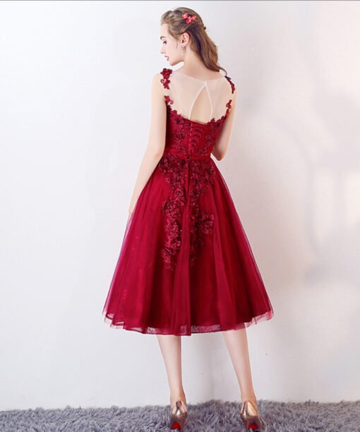 knee length cocktail dress 0808-02