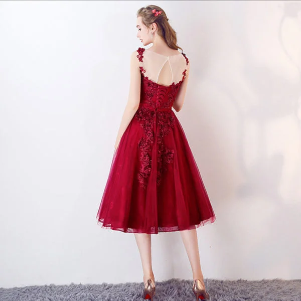 knee length cocktail dress 0808-02