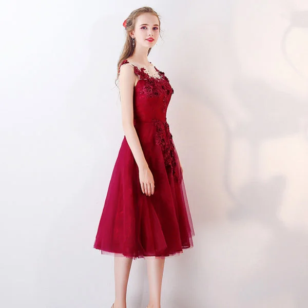 knee length cocktail dress 0808-03