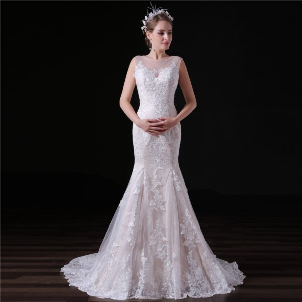 lace mermaid wedding dress-0849-02