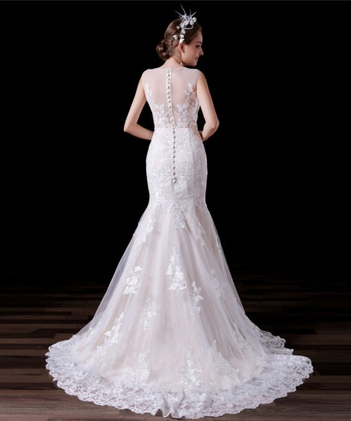 lace mermaid wedding dress-0849-04