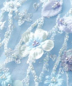 light blue formal dress 0807-02