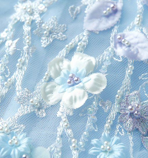 light blue formal dress 0807-02