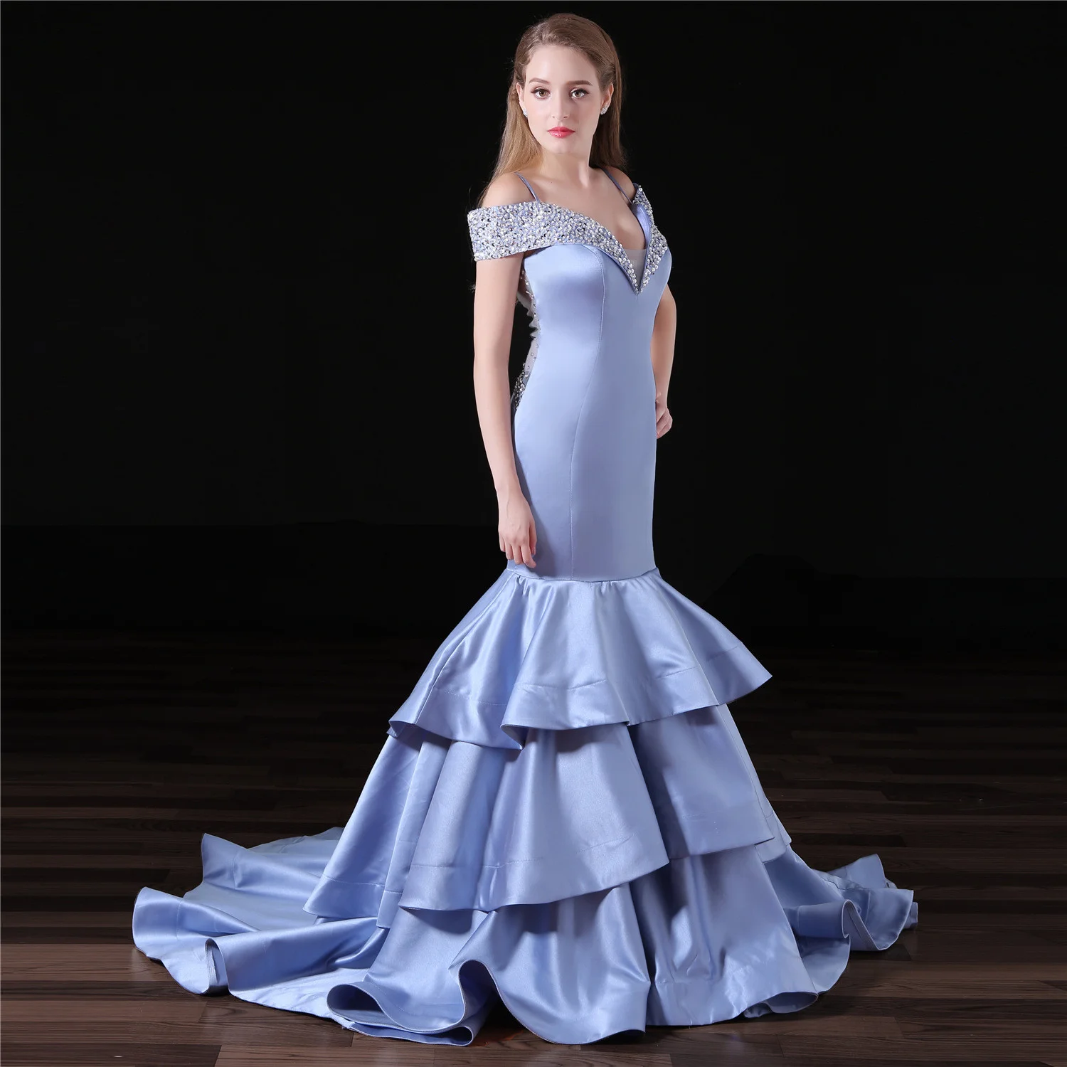 mermaid evening gown-0830-04