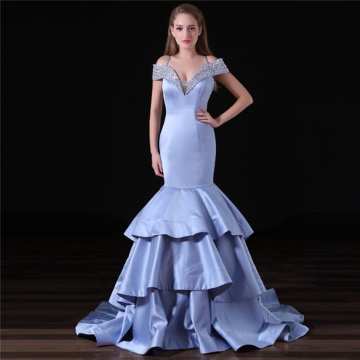 mermaid evening gown-0830-05