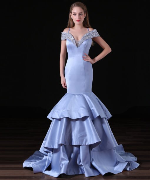 mermaid evening gown-0830-05
