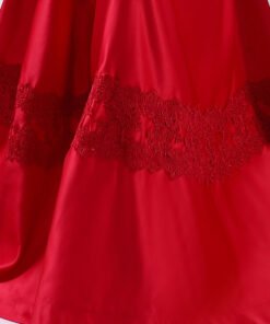 off the shoulder red prom dress-0860-03