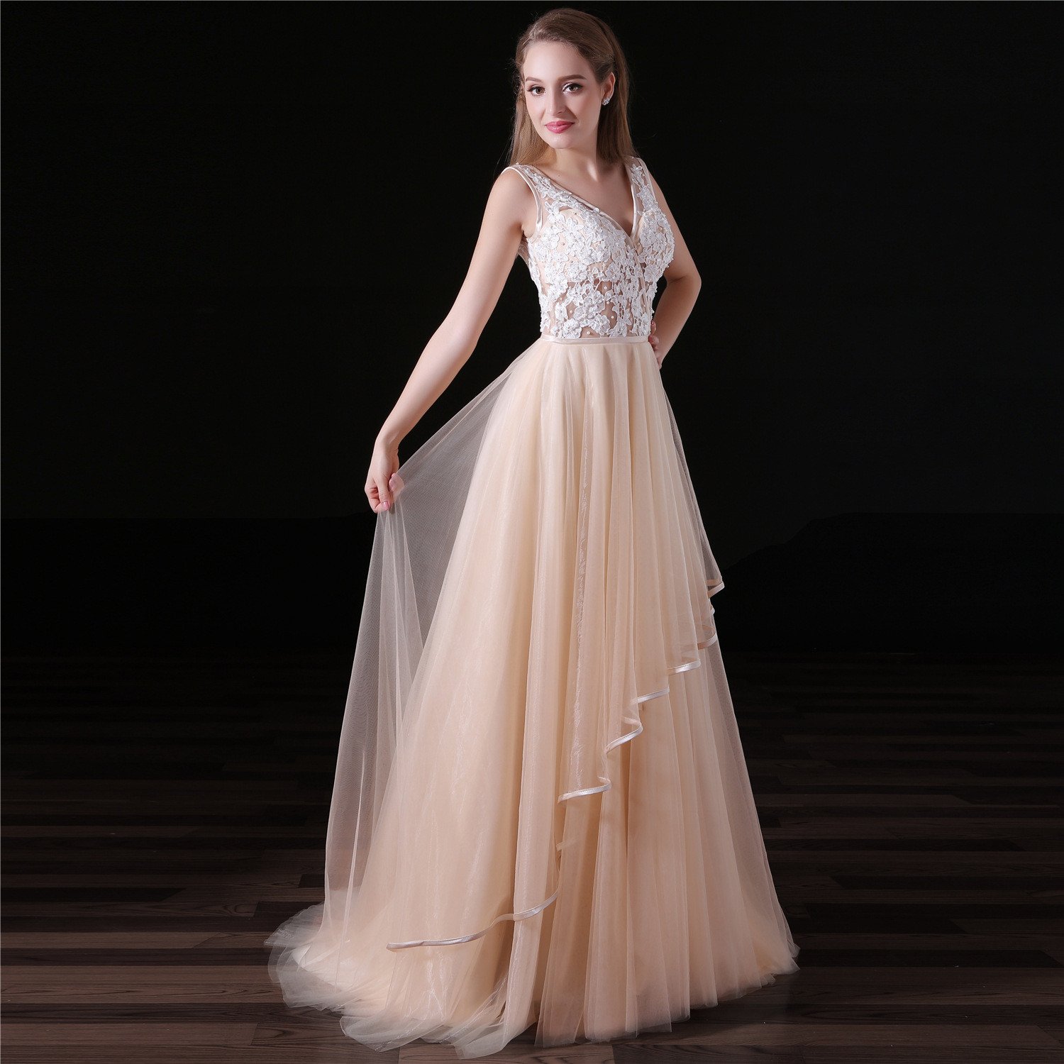 open back gowns prom
