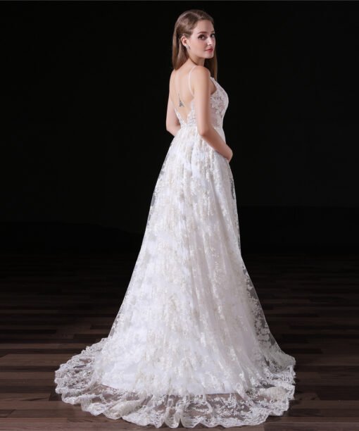 open back wedding dress-0837-01