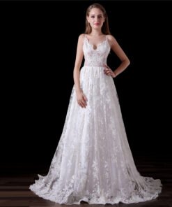 open back wedding dress-0837-02