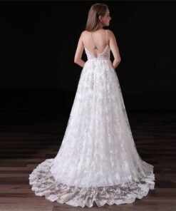 open back wedding dress-0837-04