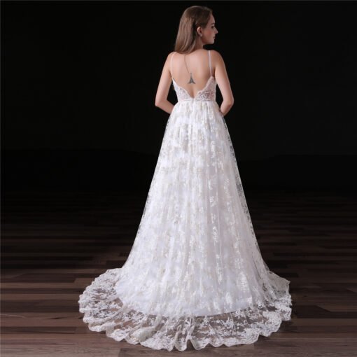 open back wedding dress-0837-04