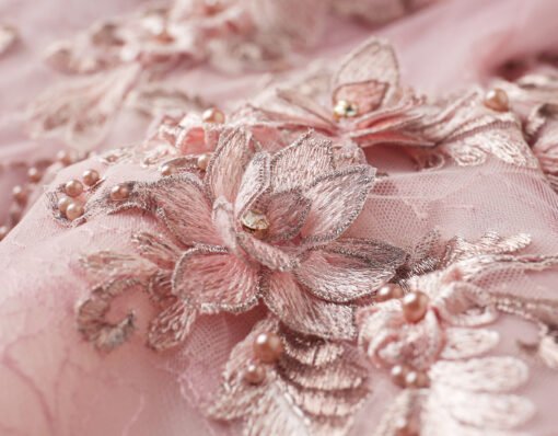pink ball gown prom dress-0820-03